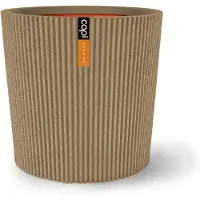 Capi Europe Vaas conisch groove nl d36h34 beige