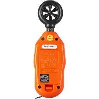 Vevor Anemometer 69,35 MPH Luchtsnelheidsmeter 163x54x32mm Windmeter IP44 Windmeter Anemometer MAX/MIN/AVG/CU Windsnelheidsgegevens -10-45℃ Luchtsnelheidsmeter