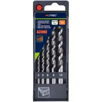 Rotec Houtspiraalborenset | 262 | DIN 338 | TLS | 5-dlg | ø4-10 - 900.1055