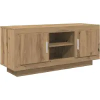vidaXL TV Kast 102 x 35 x 45 cm Artisan Eiken Bewerkt hout