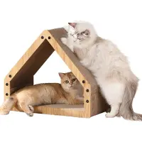 OEM Kattenkrabpaal, extra lang (42 cm), gemaakt van stevig golfkarton