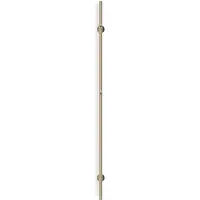 Create - 1 stangen - Elektrische handdoekverwarmer 60W/120W - Geborsteld goud - WARM TOWEL TUBE