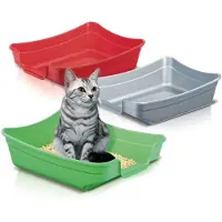 Imac Polly - Kattenbak voor kleine katten of puppy's, medium formaat, geschikt voor kattenbezitters