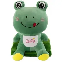 Kikker Zachte Knuffel met Dekentje - Baby Groen
