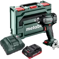 Metabo SSW 18 LTX 550 BL accu-slagmoersleutel 18 V 550 Nm borstelloos + 1x LiHD-accu 4,0 Ah + oplader + metaBOX