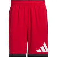 Adidas Sportbroek 'Badge of Sport' rood / zwart / wit