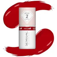 Semilac Easy Off LED Light Gel Polish The Red Core