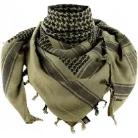 M-Tac Dense Shemagh / keffiyeh, foliage groen-zwart