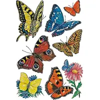 Herma Stickers Vlinders - 10 stuks