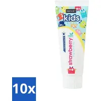 Sence - Kids 3-8 Jaar - Tandpasta - Aardbei Smaak - Vegan - 75 ml - Bulkverpakking - 10 stuks