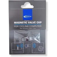 Schwalbe 2-delige set Magnet stofkap voor SV, transparant, fietsondercomputer/snelheidsmeter