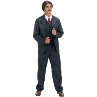 Chaks - Gomez Addams Wednesday-kostuum voor volwassenen - L