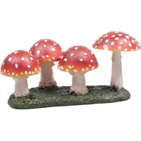 Farmwood Tuinbeeld 4 Paddenstoelen 9,5 X 20 X 10 Cm