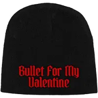 Bullet For My Valentine Beanie - Logo - zwart - Maat Standard