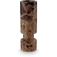 Vt wonen Kandelaar vtwonen Marble Brown 6,5 x 20 cm