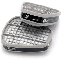 3M Organic Vapor Cartridge For 6000/7000 Series With Bayonet Cartridge Holder Wit