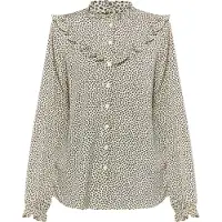 Dreimaster Blouse 'Imane' crĆØme / zwart