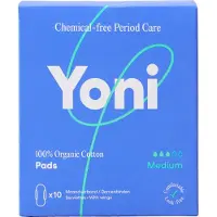 Yoni Biologisch Katoenen Maandverband Medium 10 Stuks
