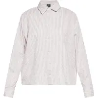 Dreimaster Maritim Blouse lichtlila / wit