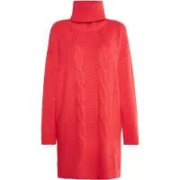 Mymo Gebreide jurk Dames rood