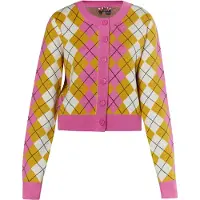 MyMo ROCKS Vest Dames Roze Geel Veelkleurig