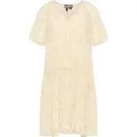 Dreimaster Jurk beige / geel / groen / sering