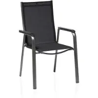 Kettler Cirrus Silver-Line stapelstoel aluminium/buitenstof 2 stuks