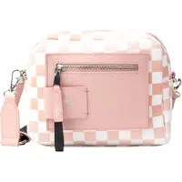 Mymo Schoudertas rosa / wit