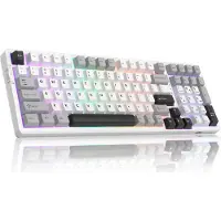 MageGee Light100 - Mechanisch Gaming Toetsenbord - Gaming Keyboard - Draadloos - RGB