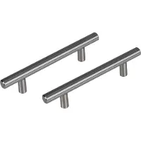 Differnz meubelgreep Amsterdam 96 mm gunmetal 2 stuks