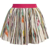 Mymo KIDS Rok lichtbeige / azuur / oranje / magenta