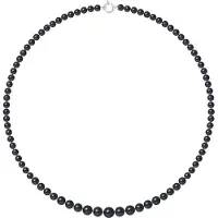 Diadema Zoetwater parel Rank in de herfst van 10-6 mm Sluiting Princess Luxury 18K White Gold