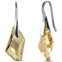 MYC Paris Zilveren ridderoorbellen - zilver en amber