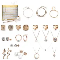 MYC Paris Adventskalender 13 juwelen en 11 parels - Roségoud