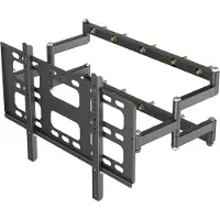 UNHO Zware TV Muurbeugel - voor 40-86 Inch TV's - tot 220 lbs - Muurbevestiging TV Beugel - Full Motion Max VESA 600 x 400mm - LED LCD Flat Panel Muurbeugel