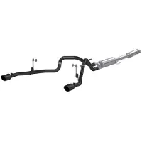 MBRP 2021+ F-150 2.7L/ 3.5L Ecoboost, 5.0L 3in Cat Back 2.5in Dual Split Rear - Black Coated