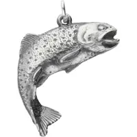 MOOYE ® - Collectie Zilveren Forel kettinghanger