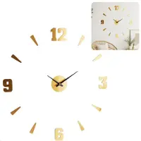 Relaxwonen - Klok - Uniek model - Goud - Past overal
