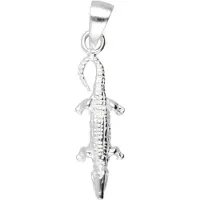 MOOYE ® - Collectie Zilveren Krokodil Alligator kettinghanger