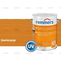 Remmers Long Life Houtbeits UV – geeloranje – 2,5 Liter – Duurzame houtbescherming met maximale UV-bescherming