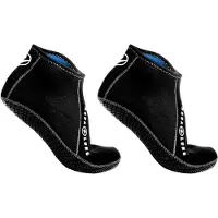 Aqua Lung Elastic Ergo Low Top 3 Mm Booties Zwart EU 38-39