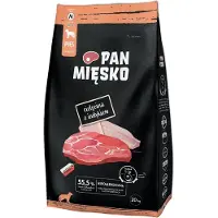 PAN MIĘSKO Hondenvoer "Mr. Meat" met kalfs- en kalkoenvlees, 20 kg