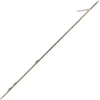 Abysstar Tahitian 17-4ph Single Flopper Pneumatic Spearshaft 6.5 Mm Goud 120 cm