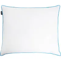 Beliani ANETO - Hoofdkussen 3 vakken - Wit - 50 x 60 cm - Laag - Eendenveren