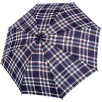 Doppler Paraplu 'Stockholm ' beige / blauw / bloedrood