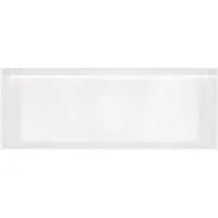 Hotbath &More Inbouwnis 30x80x10cm - Zonder Frame - LED Verlichting - Mat Wit - RVS - Rechthoekig - Accessoires, Inbouw/opbouw nissen - 8721264695949