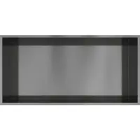 Hotbath &More BOX060 inbouwnis 30x60x10cm geborsteld gunmetal PVD