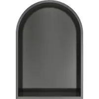 Hotbath &More BOW30 inbouwnis toogmodel 30x45x10cm geborsteld gunmetal PVD