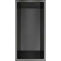 Hotbath &MORE Inbouwnis 30x15x10cm Geborsteld Gunmetal PVD