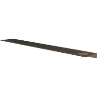 Hotbath &More Planchet 80 cm inclusief bevestigings rails met 1 uitsparing voor een zeepdispenser of beker Tuscan bronze